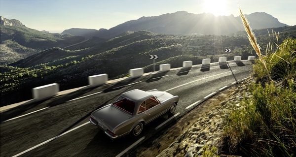 Photograph Tom Wittkemper Mercedes 280 Sl Hills on One Eyeland